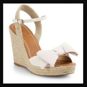 COPY - Kate spade 7.5 bow wedges shoes